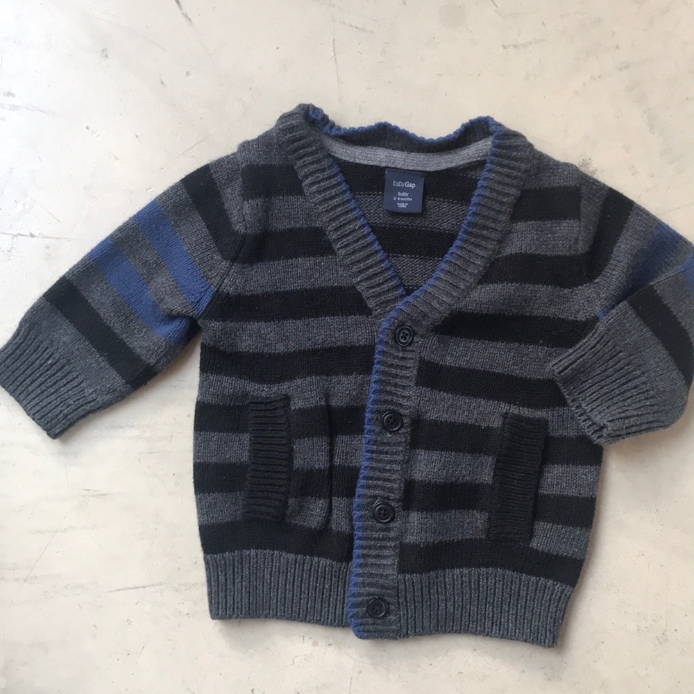 babyGap Grandpa cardigan | size 3-6M